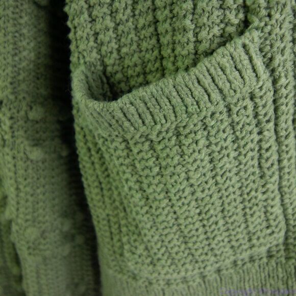 Madewell Bobble Cardigan Sweater, size XXS, color green, NWT - Picture 7 of 11